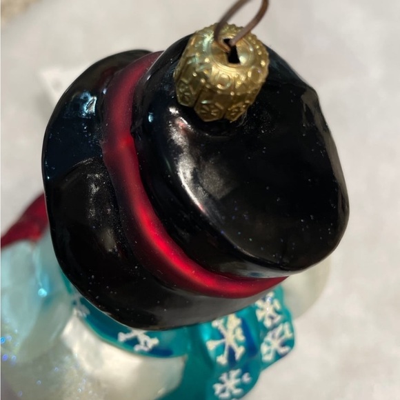 Vintage Christopher Radko Love You This Much Snowman Ornament - Picture 4 of 7
